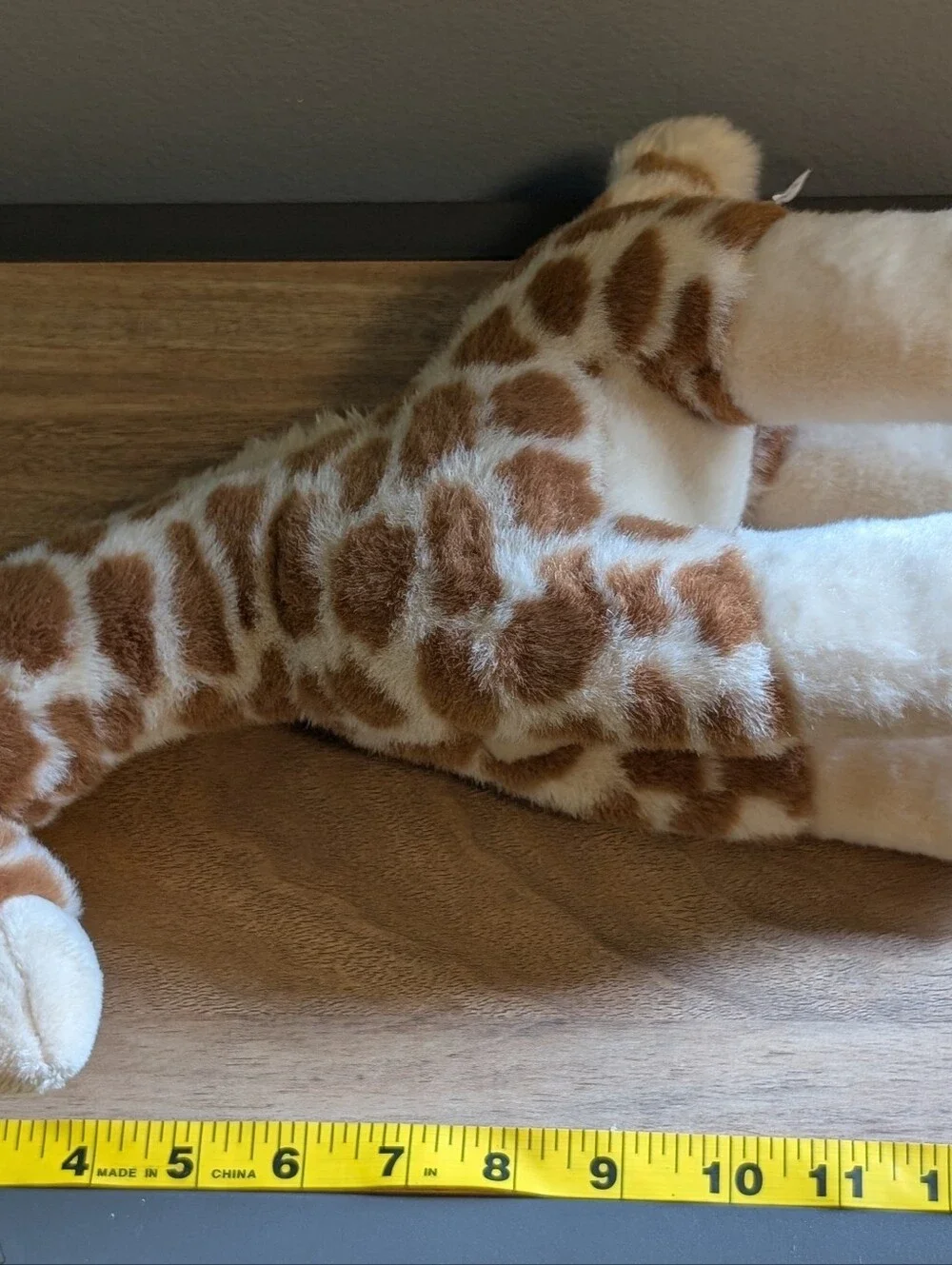 Fluff & Tuff Nelly Giraffe Durable Squeaker Medium Dog Toy 13